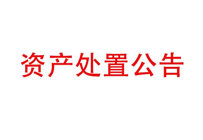 報廢資產(chǎn)處置公告 (阜陽連線)